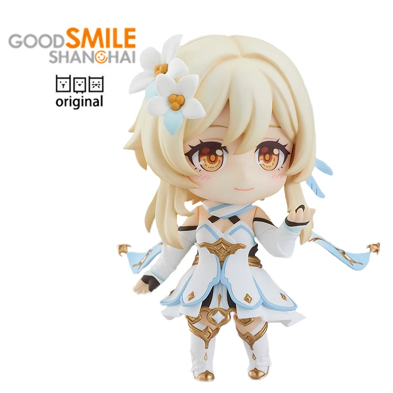 В наличии Good Smile Nendoroid Lumine 1718 Genshin Impact груст Оригинальная фигурка аниме модель Q