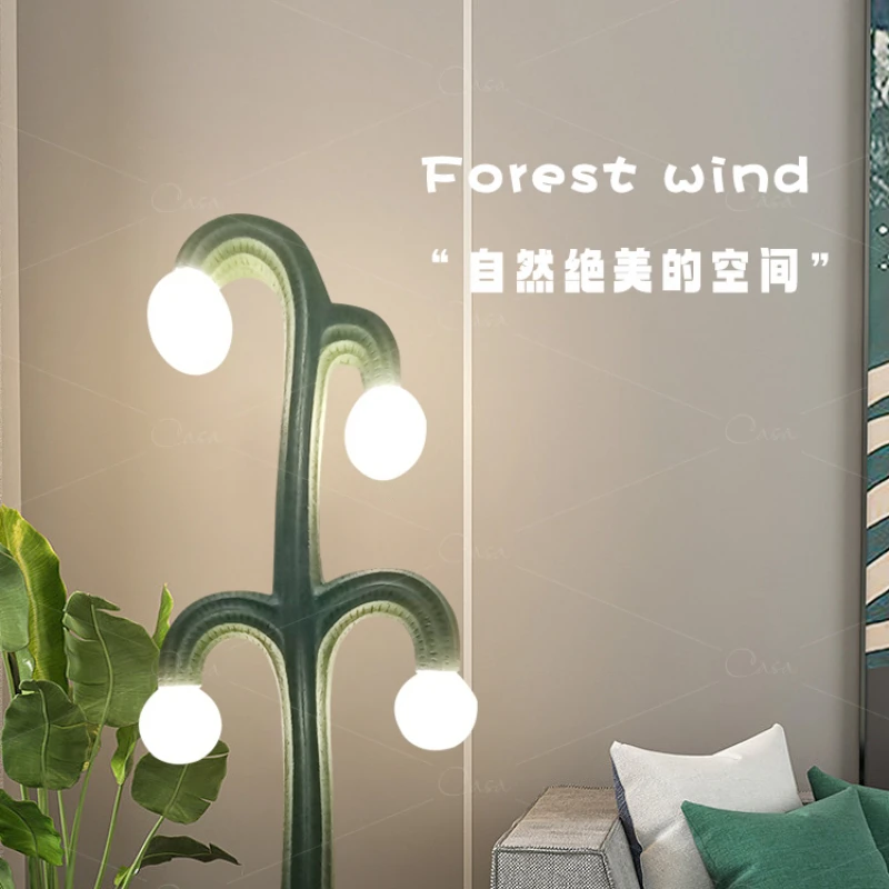 

Creative Cactus Floor Lamp Italian Idyllic Living Room Designer Style High-Grade Bedroom Decoration