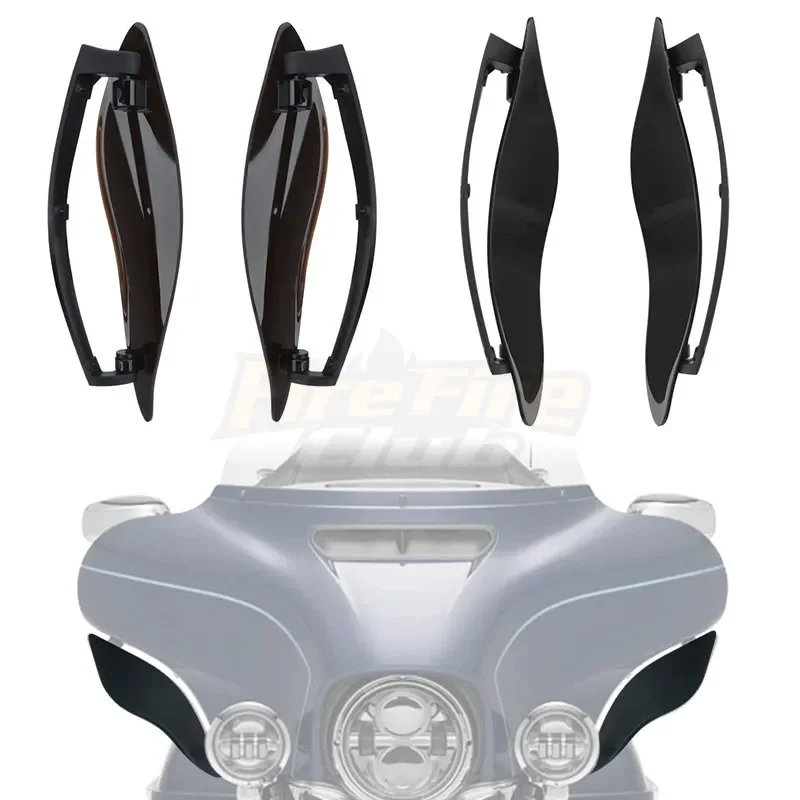 

NEW2023 1 Pair Batwing Fairing Side Wing Deflector For Harley Touring Electra Street Tri Glide 2014 2015 2016 2017 2018 2019 202