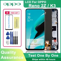 original 6 53 display for oppo reno 2z lcd screen touch digitizer assembly replaceable parts for oppo reno2 z k3 lcd display
