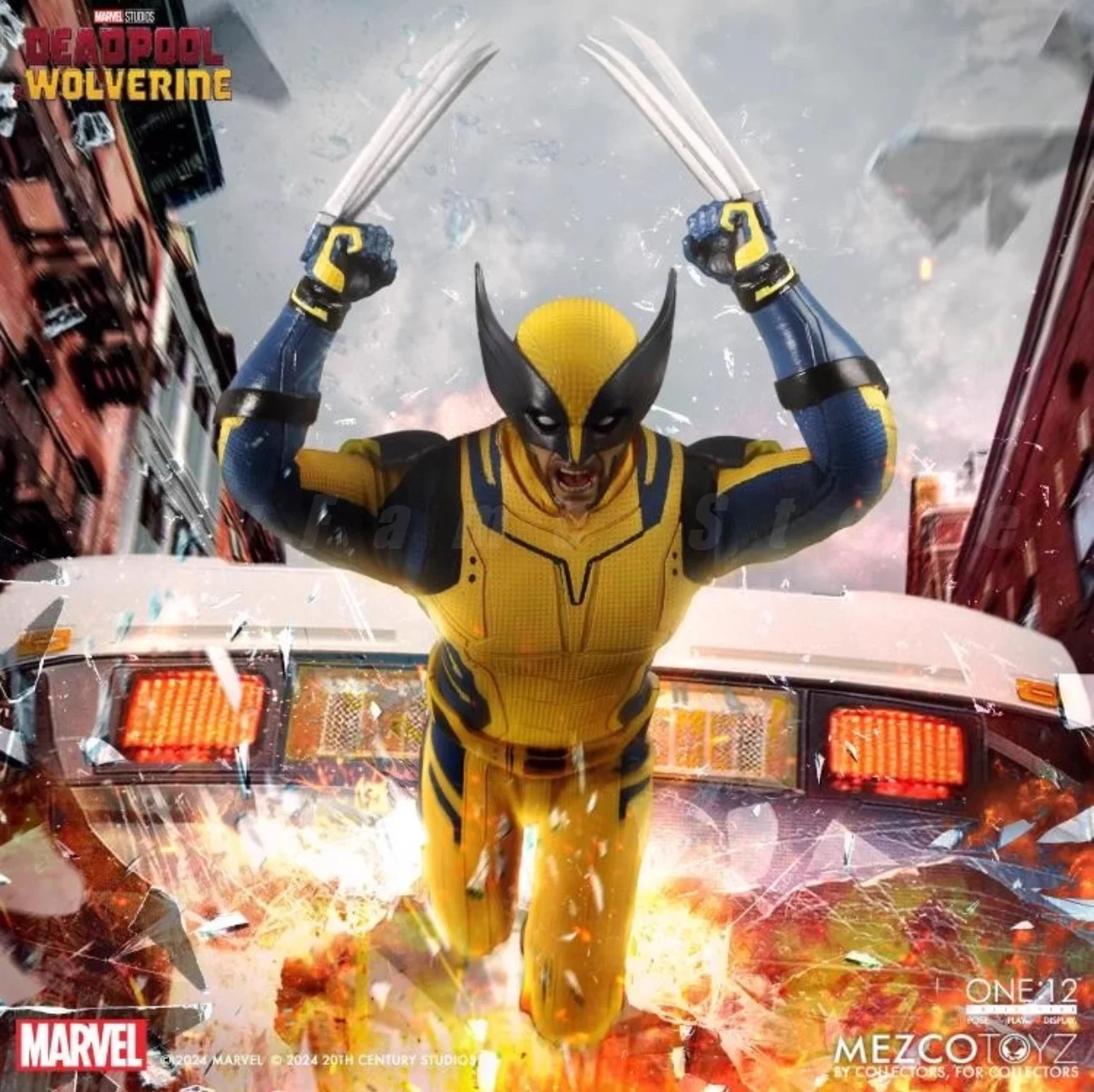 В наличии: Подвижная фигурка Mezco One:12 Дэдпул и Росомаха (киноверсия), 6 дюймов, ручная работа. (art.: 3920dd3ea2885) - 3920dd3ea2885