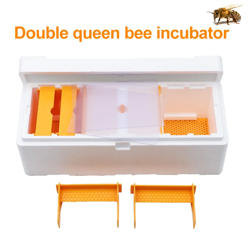 

Пчеловодная королева коробка JIECARE EPS Plastic Pollination Box