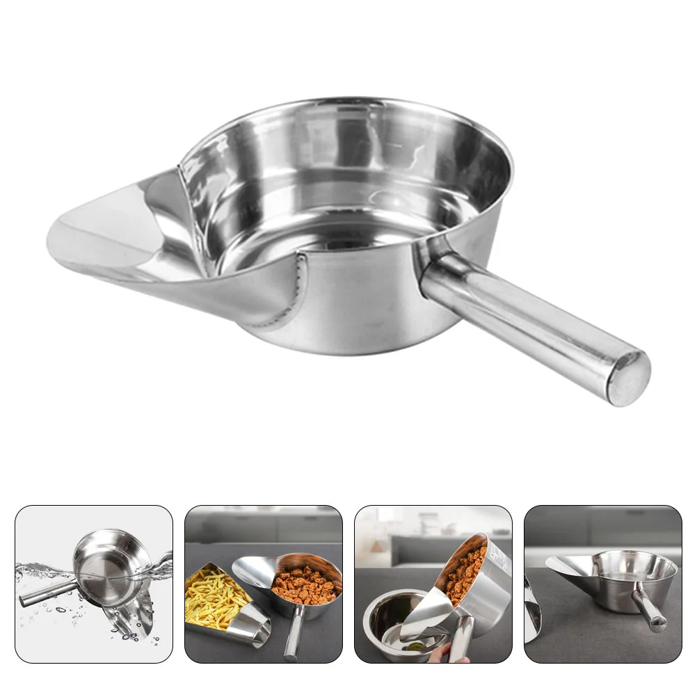 

Scoopscooper Flour Ice Popcornstainless Steel Fries French Candy Coffee Cereal Dog Bean Cube Goods Bar Tea Spice Dry Scoops