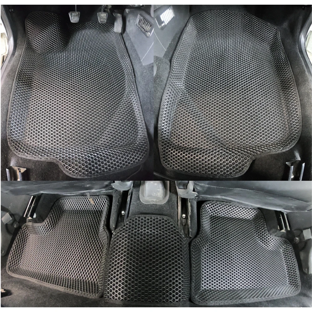 Новинка! Коврики Ева с Пресс Бортами на RENAULT LOGAN I PREMIUM черный |