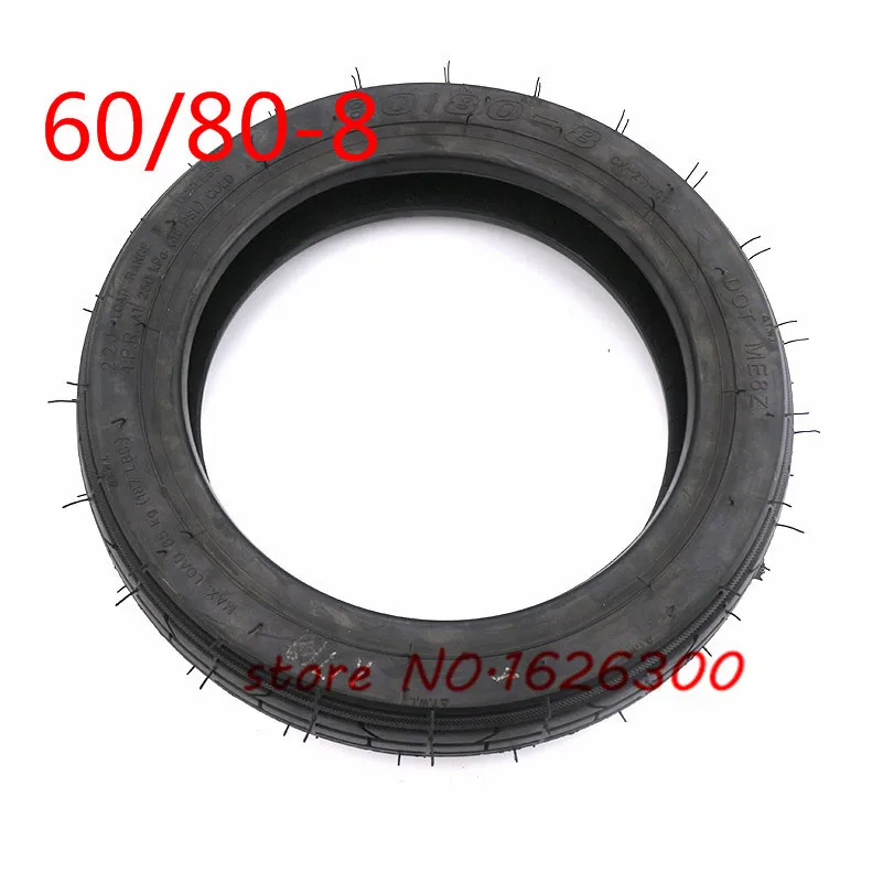 

10-дюймовые взрывозащищенные шины 60/80-8 бескамерные вакуумные шины аксессуары для мотоциклов подходит для электрического скутера мини-мотоц...