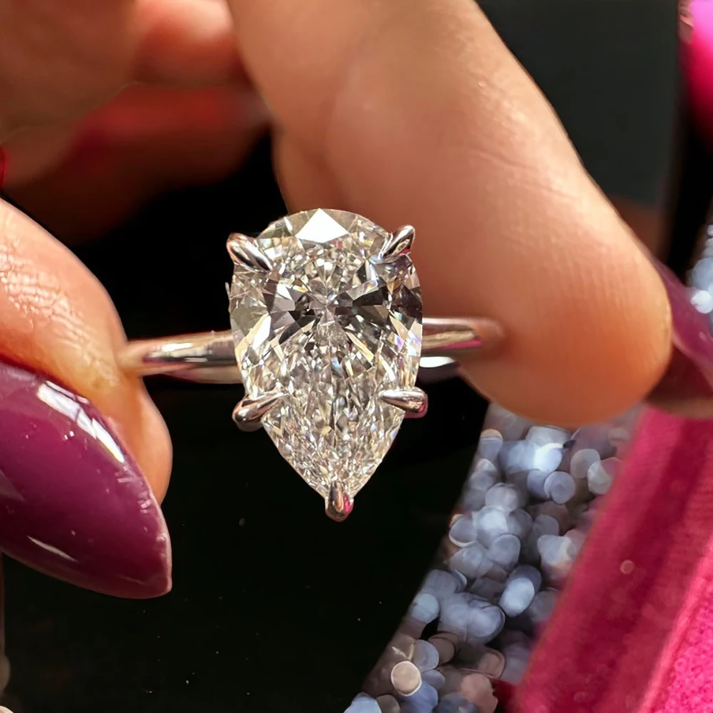 1 5-2 0 карата грушевидной огранки E VS1 14-каратное желтое золото с бриллиантом