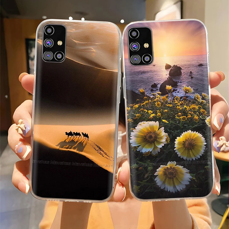 Чехол для Samsung Galaxy M31S SM-M317F M 31s, прозрачный противоударный мягкий силиконовый защитный чехол для телефона Samsung M31s M317 Bumper Funda (art.: 3920d2afc8474) - 3920d2afc8474