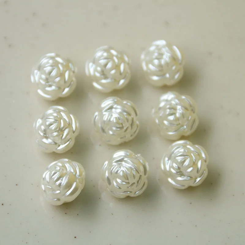 10 шт. DIY ретро имитация жемчуга двусторонние серьги розы аксессуары серьги ручной работы аксессуары для волос материалы для головных уборов