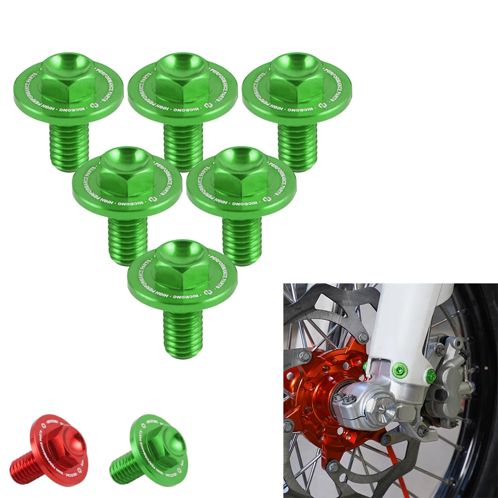

NICECNC Front Fork Guard Bolt Screw For Kawasaki KX80 125 250F 450F KLX300R 450 150BF 250 KXF D-TRACKER For BETA RR 125-300