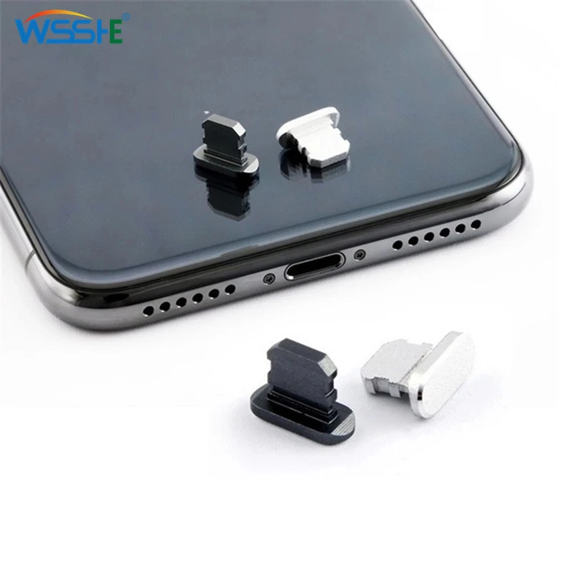 

2Pc Metal Charge Port Plug for Iphone 8 7 Plus Accesorios Gadget for Iphone Accessories/gadget Iphone 11 Max Pro Xr Xsmax Gadget