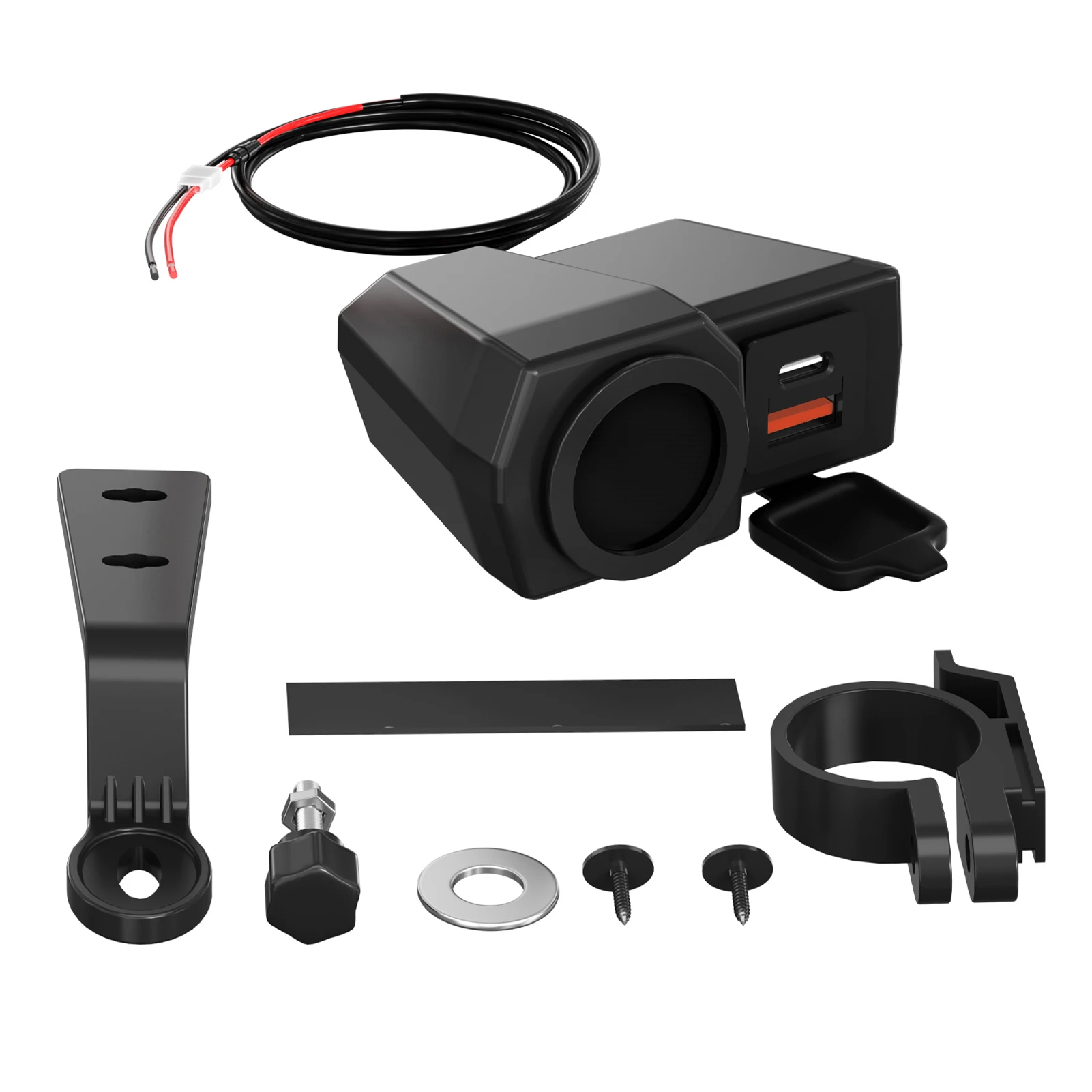 

Motorcycle Charger Motorcycle Dual USB Charger Adapter With Quick Connector And Power Waterproof Motorcycle Charger And Voltage