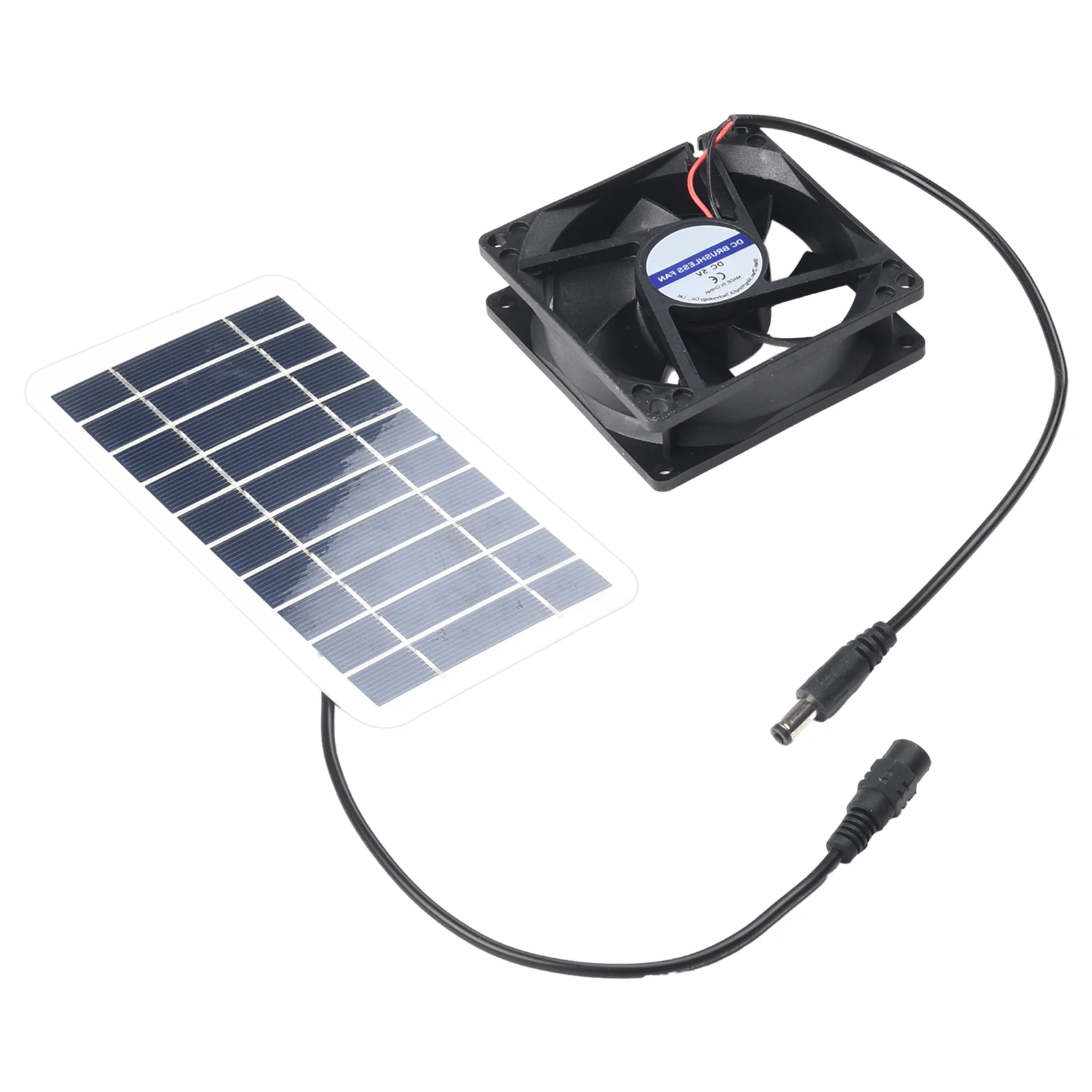 30 Вт солнечный вытяжной вентилятор 6-дюймовый мини-вентилятор с солнечной