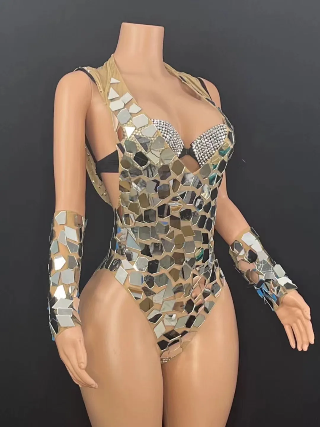 Одежда для выступлений яркая самая красивая роскошная линза комбинезон с