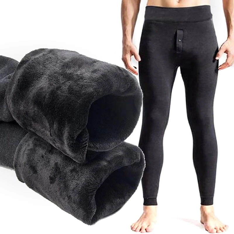 100% Merino Wool Long Johns thermal Underwear Pants Men's Baselayer Man Merino Wool Bottom Thermal Warm