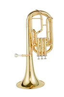 yellow brass altohorn 3 piston valves eb alto horn clear lacquer bell diameter203mm borz size11 65mm