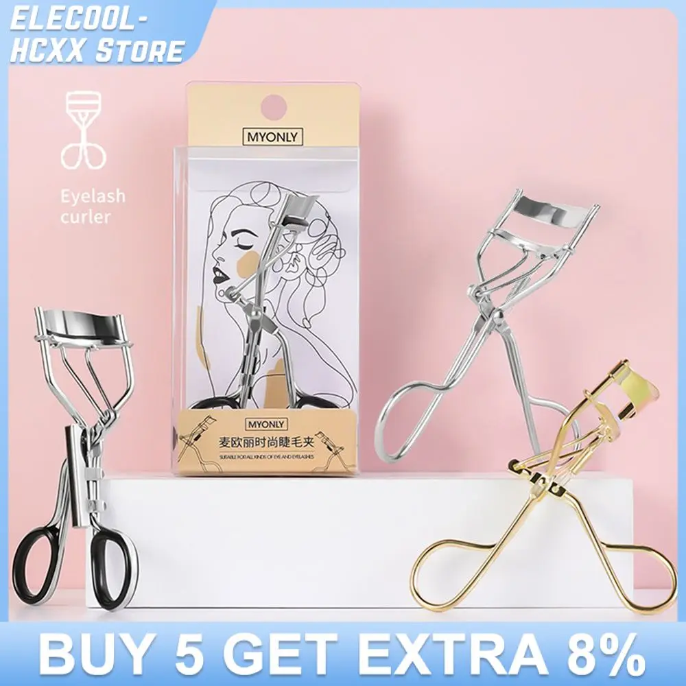 

1PC Lady Professional Eyelash Curler With Comb Women Tweezers Curling Eyelash Clip Cosmetic Eye Beauty Tool Curler Maquillaje