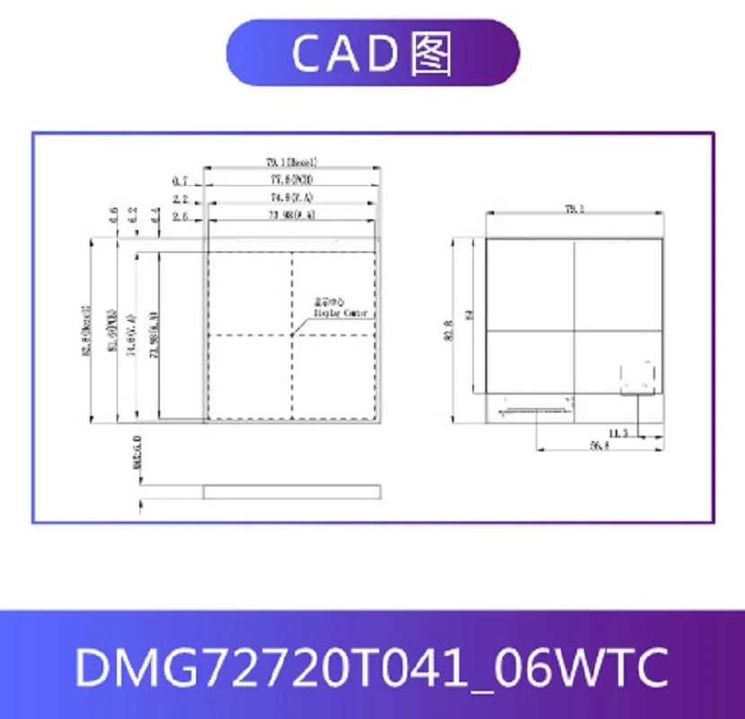Настенная панель DWIN 720*720 4 1 дюйма TFT IPS Incell термостат сенсорная ЖК-панель Home