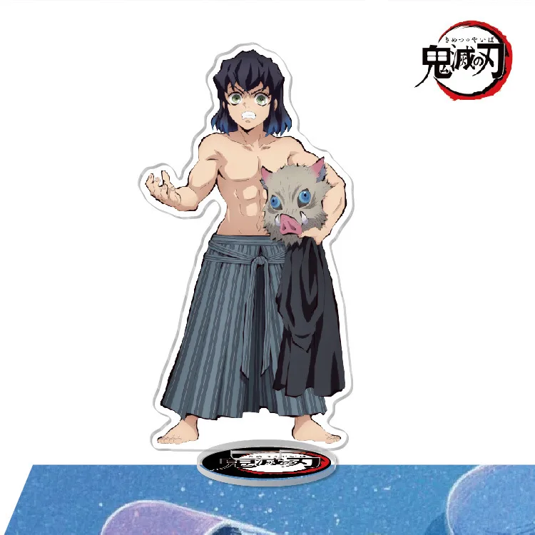 Фото Аниме Demon Slayer акриловая подставка Kimetsu no Yaiba фигурки миниатюры манга фигурки гаражные наборы модель игрушки GK украшения декор №5