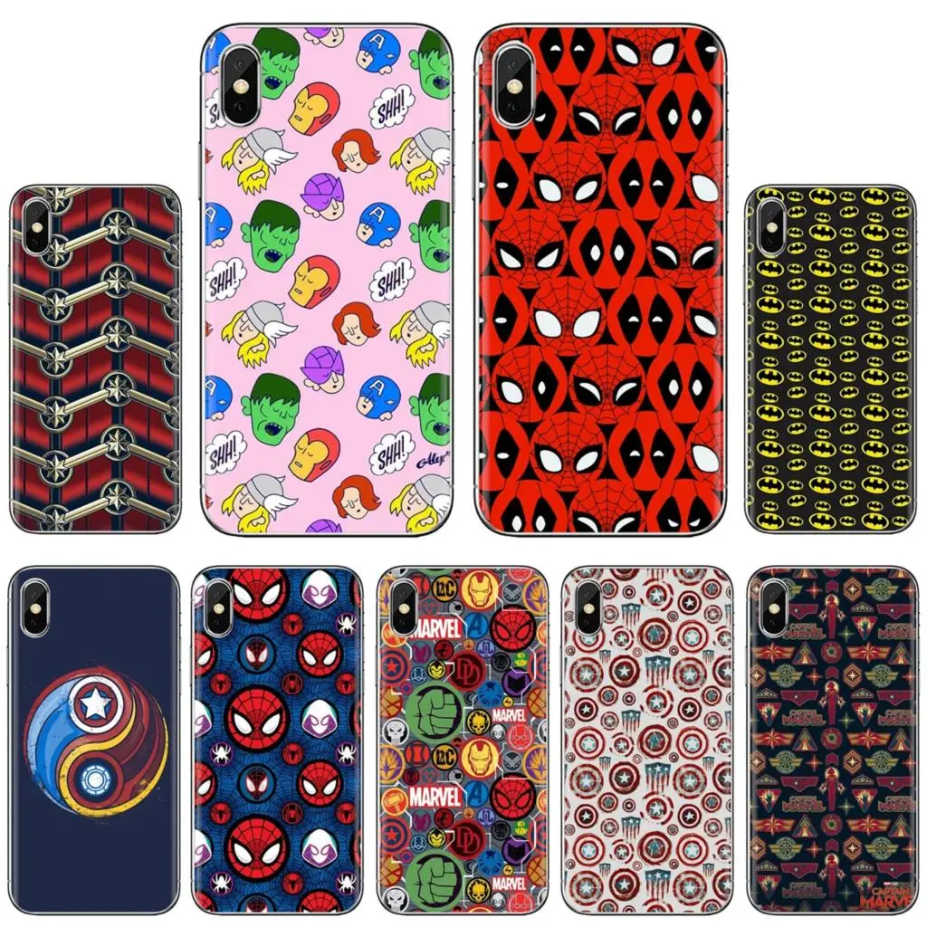 

Cool Marvel Spiderman Bling Silicone Phone Case For iPhone 10 11 12 13 Mini Pro 4S 5S SE 5C 6 6S 7 8 X XR XS Plus Max 2020