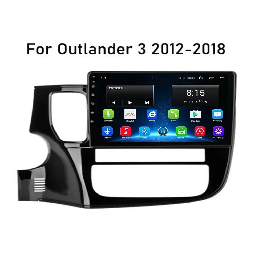 Android авто радио для Mitsubishi Outlander 3 GF0W GG0W 2012-2050 автомобильный радиоприемник