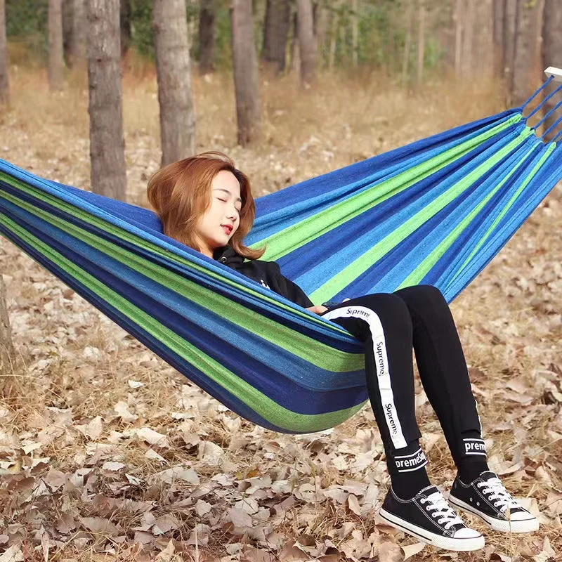 

Hammock Thick Anti-Rollover Outdoor Swing Indoor Home Single College Dormitory Dormitory Adult Sleeping Home Hanging Chair Firm