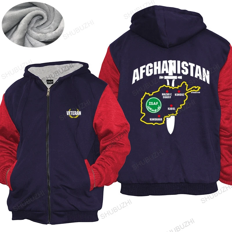 Хлопковое теплое пальто мужские зимние топы на молнии ISAF Afghanistan Veteran Kunduz Kabul Mazar E