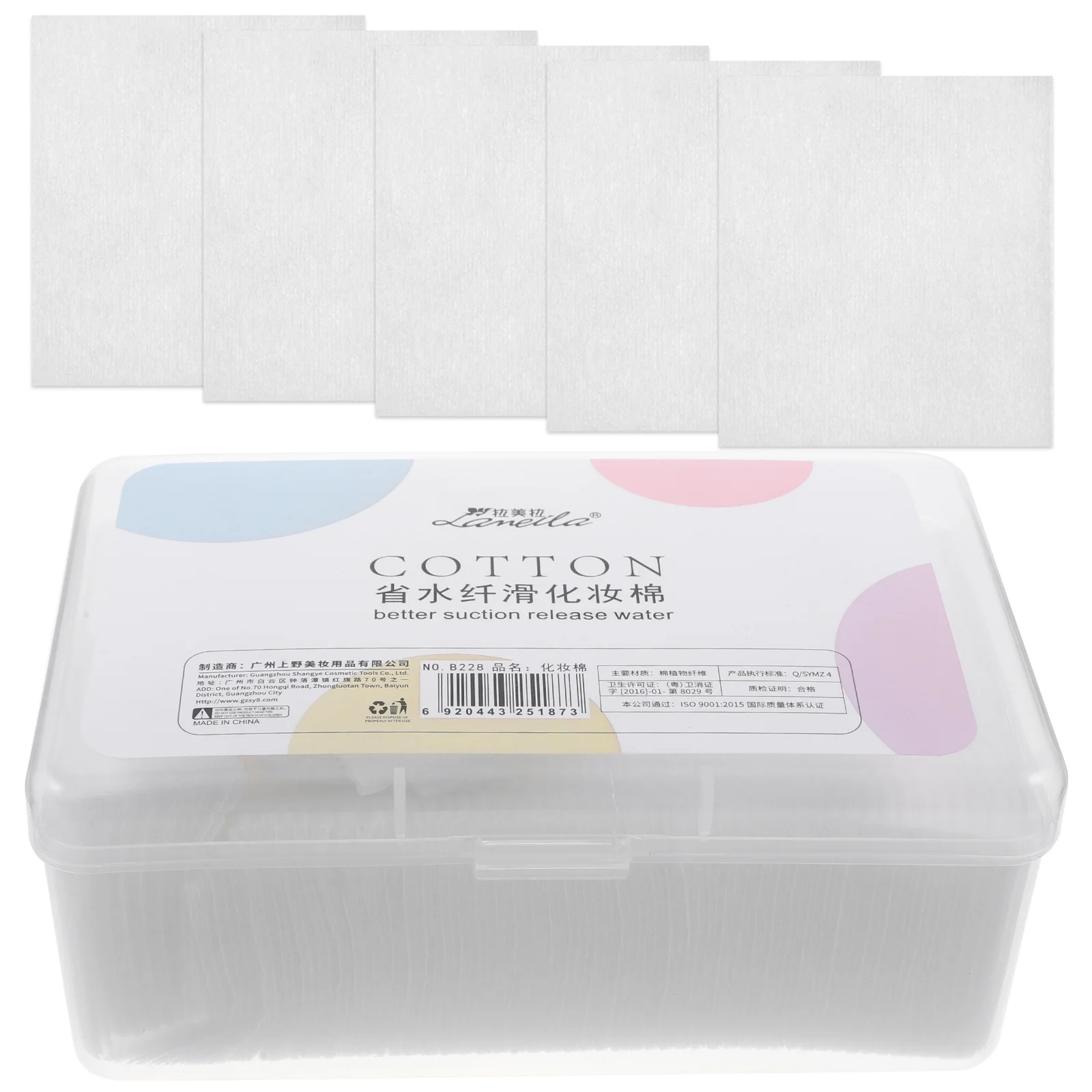 

1000pcs in 1 Box White Makeup Remover Wash Face Cotton Pads Disposable Cotton Puff Cleansing Wipes Thin Facial Cotton Care