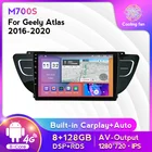 8 ГБ + 128 ГБ Автомобильный мультимедийный GPS радио плеер Android 11 для Geely Atlas 2016 2017 2018 2019 2020 4G LTE встроенный Carplay