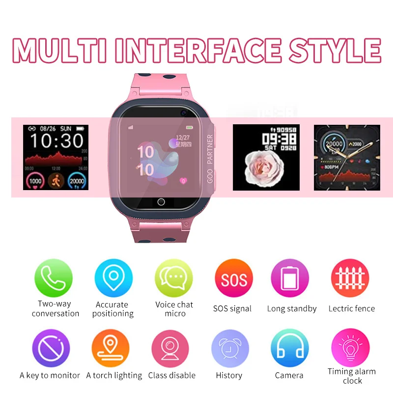

Xiaomi Call Smart Watch for Kids Phone Watch Kids Smart Watch with SIM Card Photo Waterproof IP67 Gift for Kids IOS Android