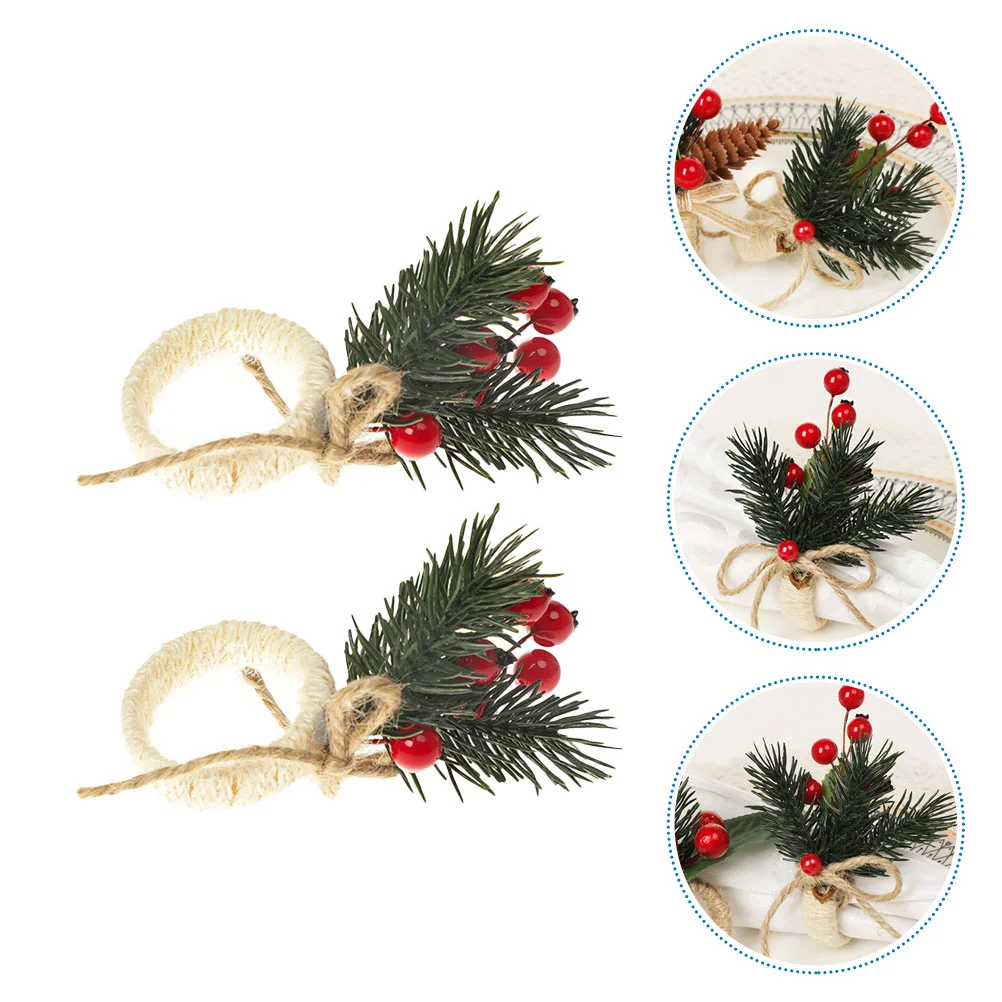 

Napkin Christmas Rings Holder Tablebuckle Holders Deer Wedding Buckles Decorative Decoration Settings