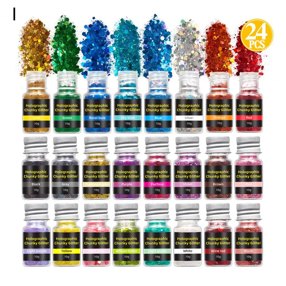 

Nail Decoration 1 Box Great Bright Color Easy to Apply Colorful Sparkly Sequins Nail Art Jewelry Birthday Gift