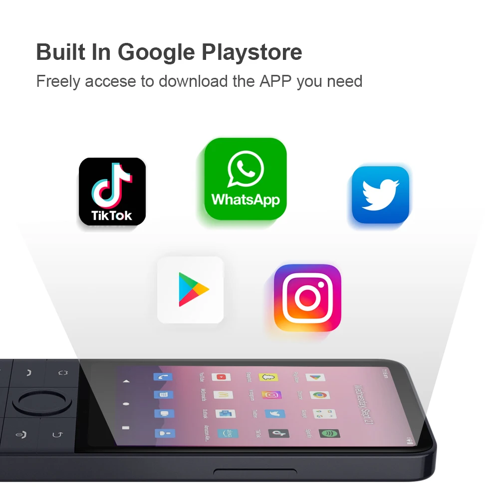 Tanie Qin F22 Pro Duoqin MTK Helio G85 Wifi 3.5 Cal 4GB 64GB Octa Core Bluetooth 5.0 640*960 Telefon Z Ekranem Dotykowym