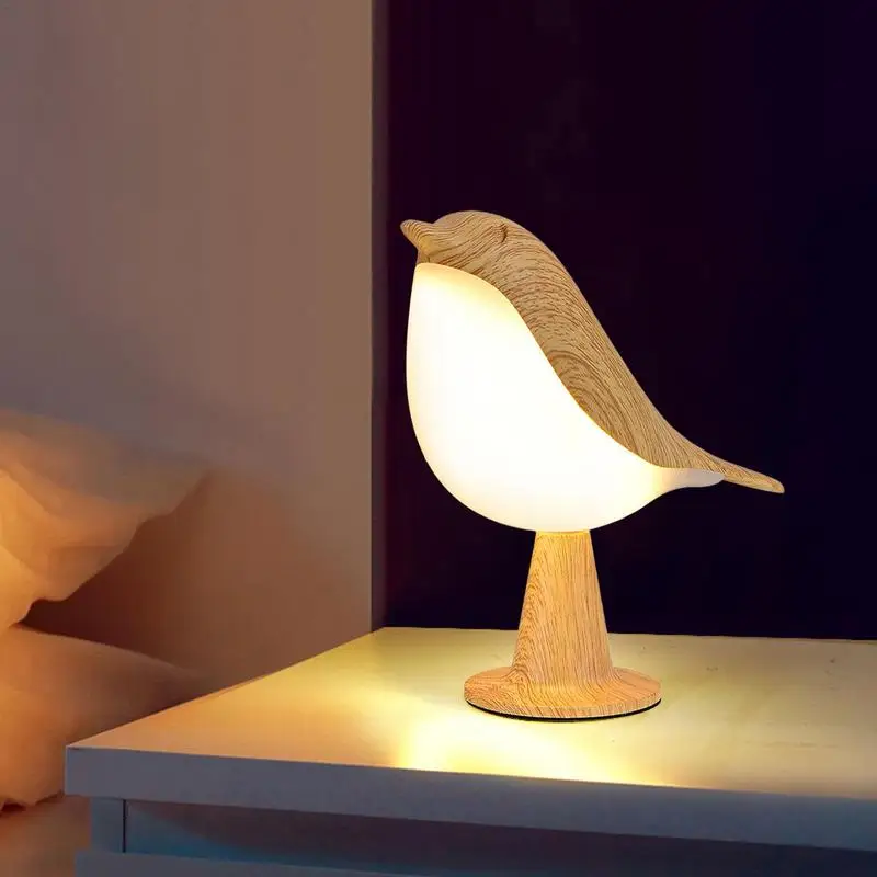 

Bird Night Light Magpie Shape LED Night Lamp With 3 Modes Portable USB Rechargeable Aroma Lamps Bedside Light For Home Bedroom