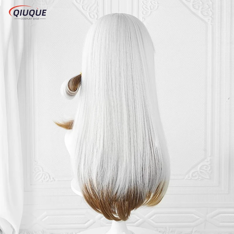 Парик для косплея Game Reverse 1999 с карманом лекарств длинные серебристые белые