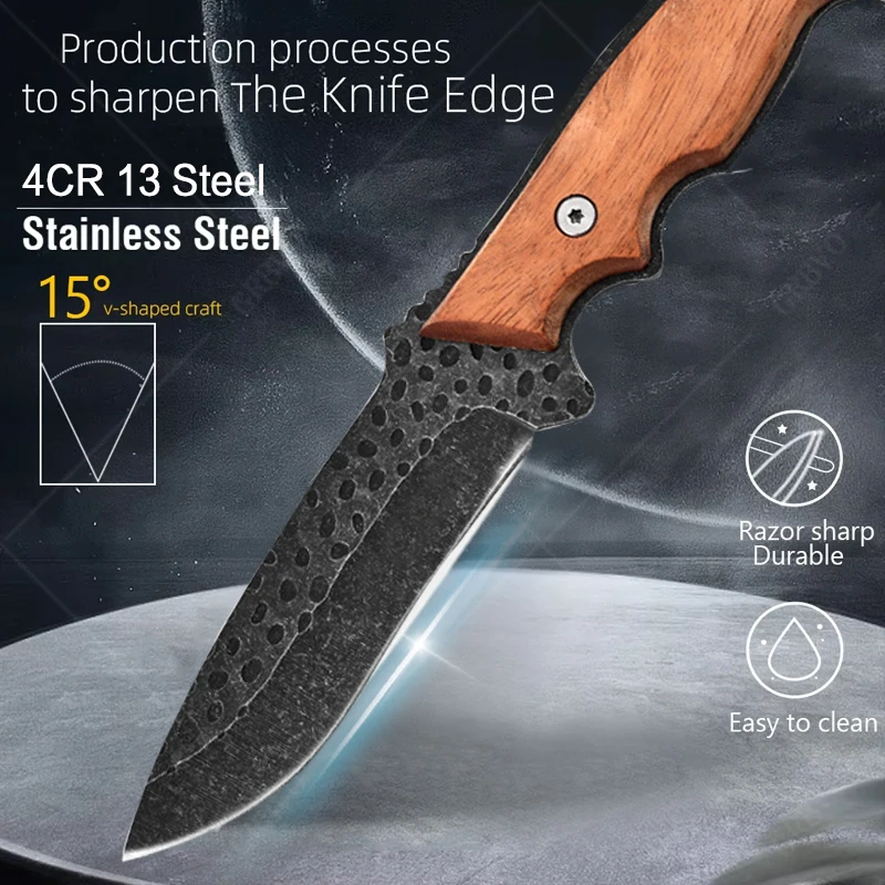 Кухонный нож из нержавеющей стали резец для мяса барбекю