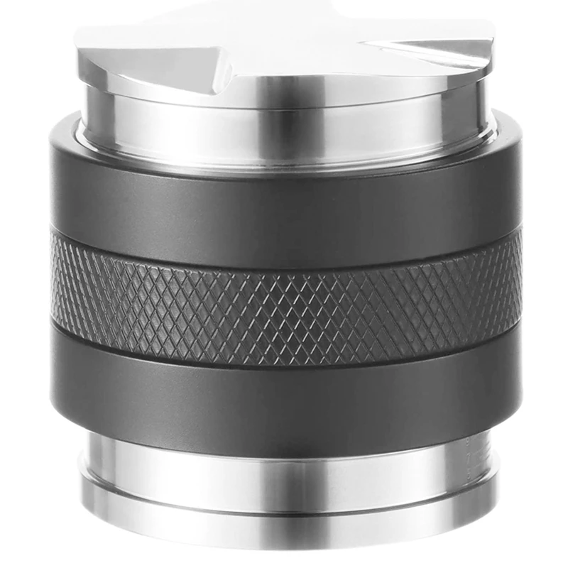 

Coffee Distributor and Tamper Dual Head Stainless Steel Coffee Leveler Adjustable Depth Espresso Tamper 53mm(Dual Head)