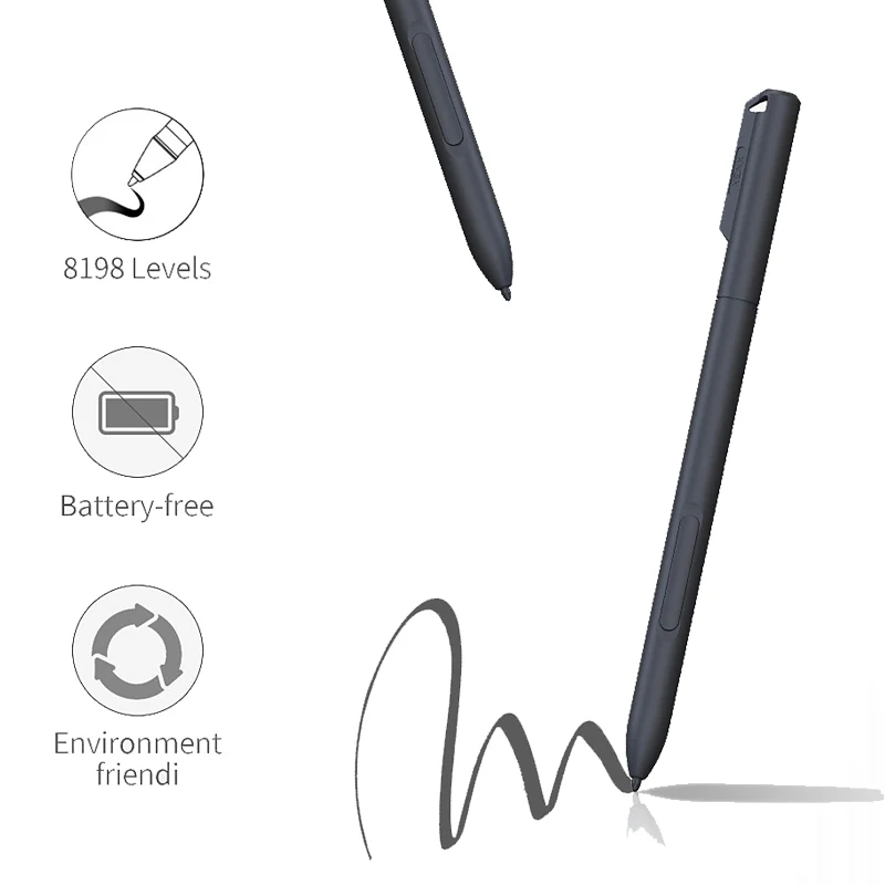 

SYNHWEI 8192 Levels Pressure Passive Pen Battery-Free Stylus Only For X1/P1/P3 Graphics Tablet Digital Tablet Drawing Writing