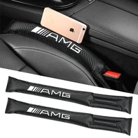 12pcs pu leather car seat gap padding seat plug filler leakproof pads for mercedes benz amg w124 w211 w212 auto accessories
