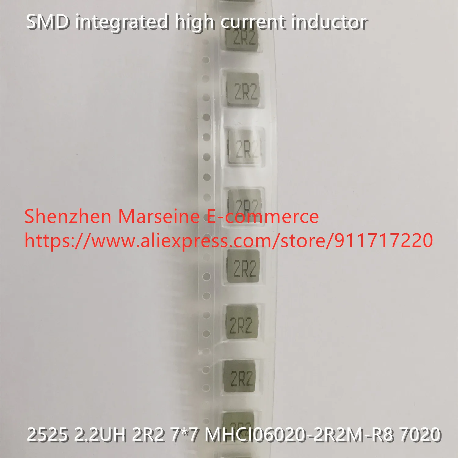 Оригинальный новый 100% SMD интегрированный индуктор большого тока 2525 2.2UH 2R2 7*7