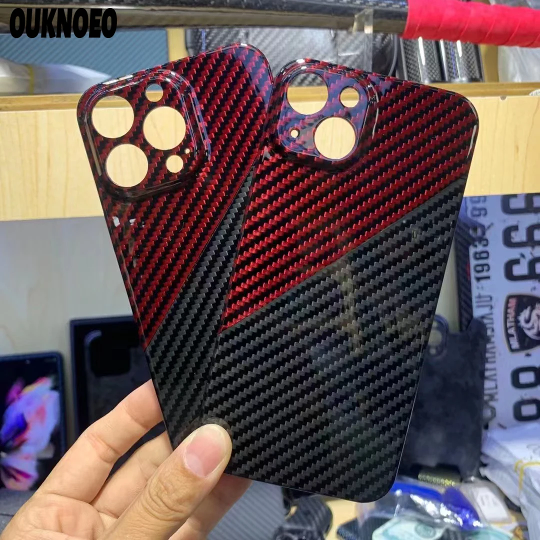 

Чехол Funda из настоящего углеродного волокна для телефона iPhone 13 Pro Max роскошное ультратонкое волокно для iphone 13 Mini противоударный защитный чех...