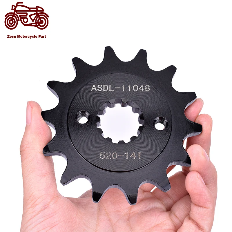 

520-14T 520 14 Tooth Front Sprocket Gear For Honda CRF250 CBF250 R CBR250 R CB300 CBR300 CMX300 17-18 CBF 250 CB CBR CMX 300