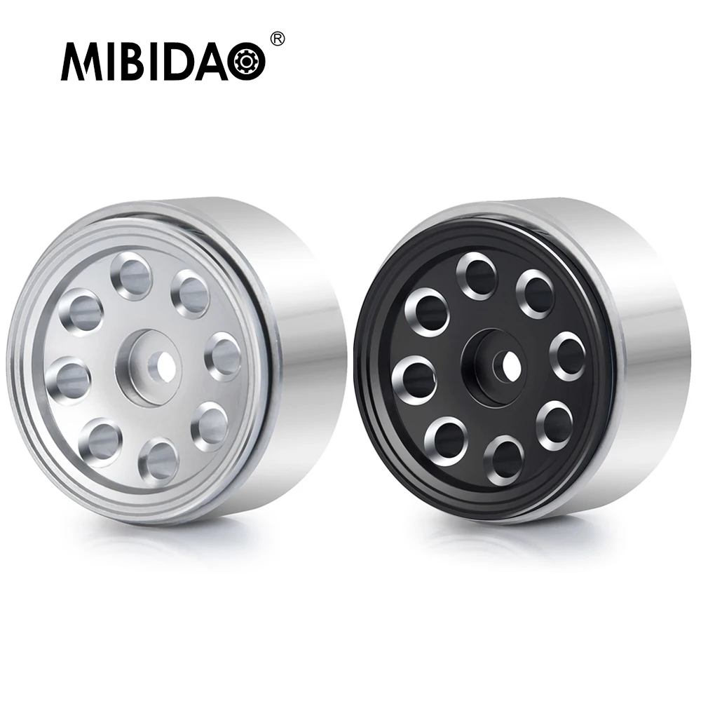 

Колесные диски MIBIDAO 1,0 дюйма Micro Beadlock, ступицы для Axial SCX24 Deadbolt Chevrolet Wrangler Gladiator Bronco 1/24, Радиоуправляемый гусеничный автомобиль