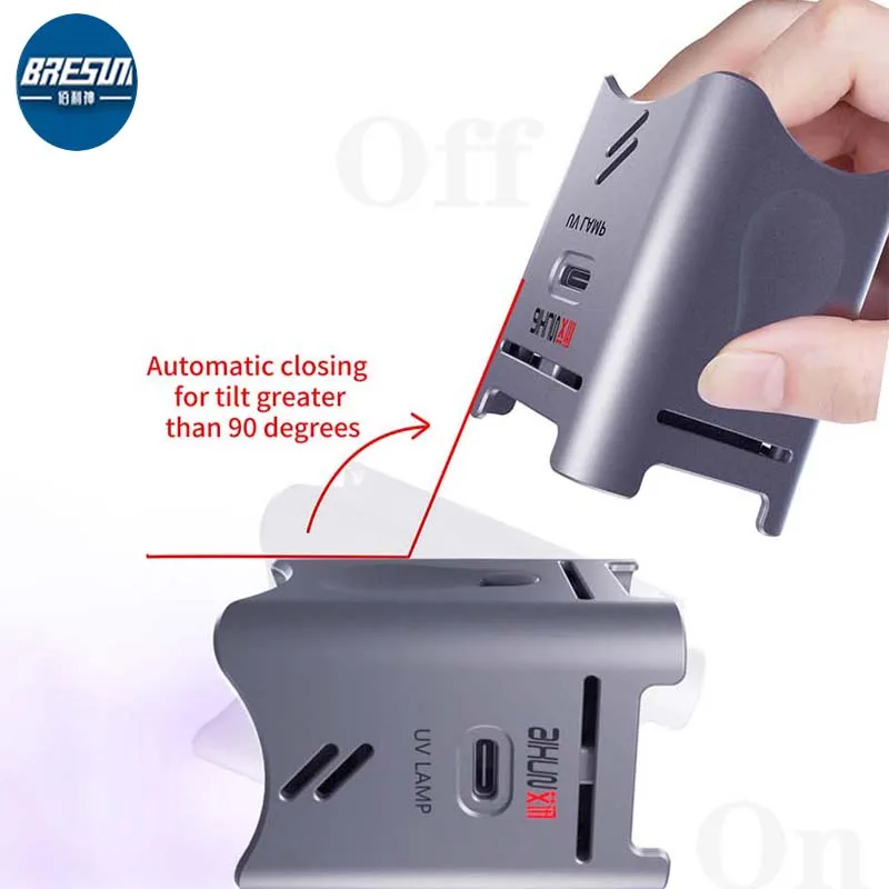 Ультрафиолетовая светодиодсветильник лампа Aixun мини ультрапрочная для телефона