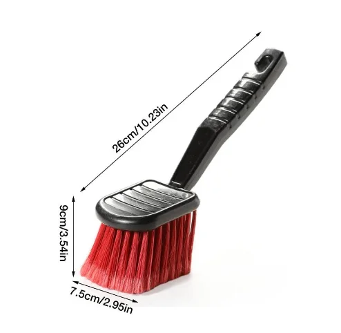 

Щетка для чистки колес с мягкой щетиной для грузовика Щетка для деталей обода шин Щетка для автомобильных шин Щетки для чистки колес