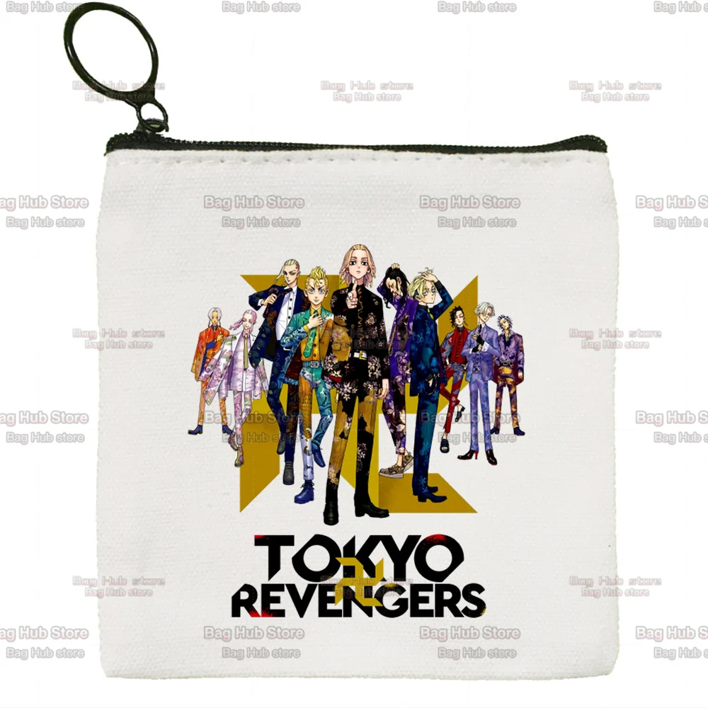 Tokyo Revengers Manjiro Sano Chifuyu Matsuno Wallets Coin Pocket Vintage Male Purse Function Boy and Girl Wallet Card Holders