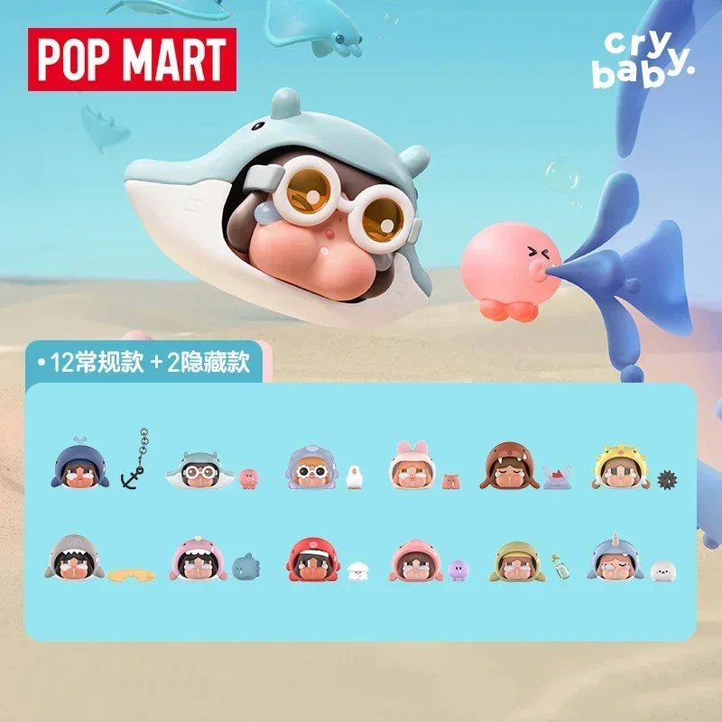 Фото POP MART CRYBABY CRY ME AN OCEAN Серия: Коллекционные фигурки в закрытых коробках, загадочные наборы, милые куклы, аниме-фигурки, подарок на день рождения №4