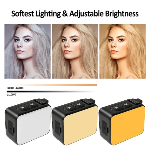 Магнитный заполняющий свет BAPPSUS для DJI OSMO Pocket 3/Action 4/5 pro Mini