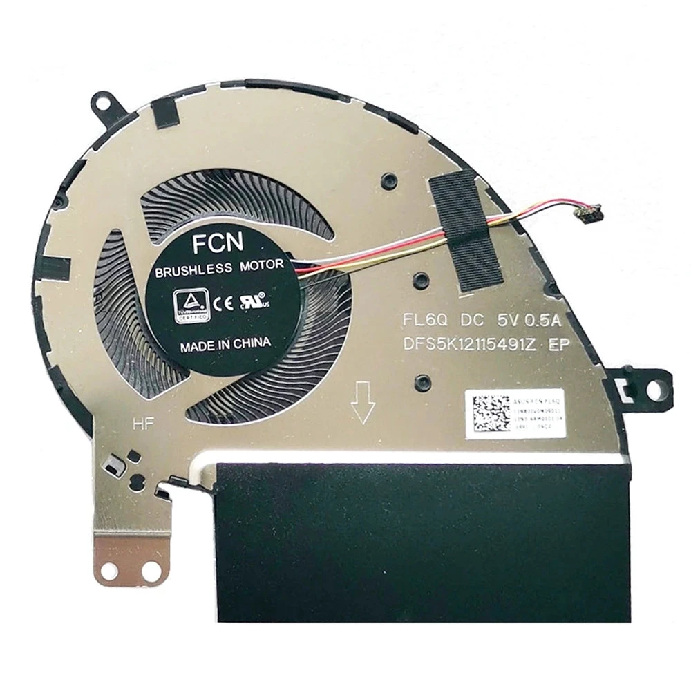 Кулер для ноутбука Asus Zenbook 13 UX333 UX333F UX333FN DFS5K12115491Z FL6Q 13NB0JW0P01011 U3300F | Компьютеры и офис