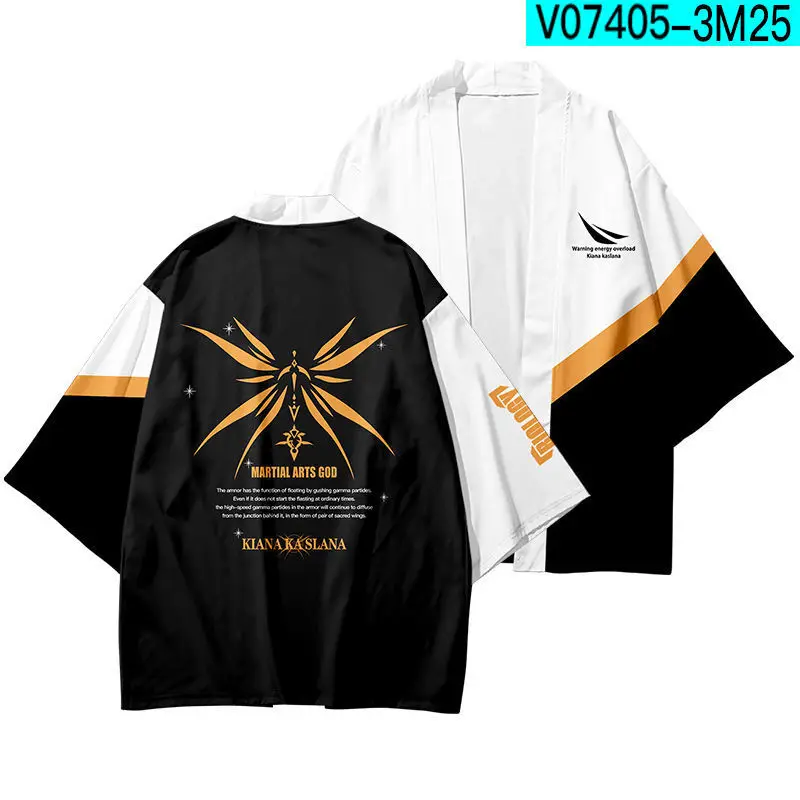 Кимоно Honkai ударная одежда японское аниме хаори юката Косплей Мужская мода летняя