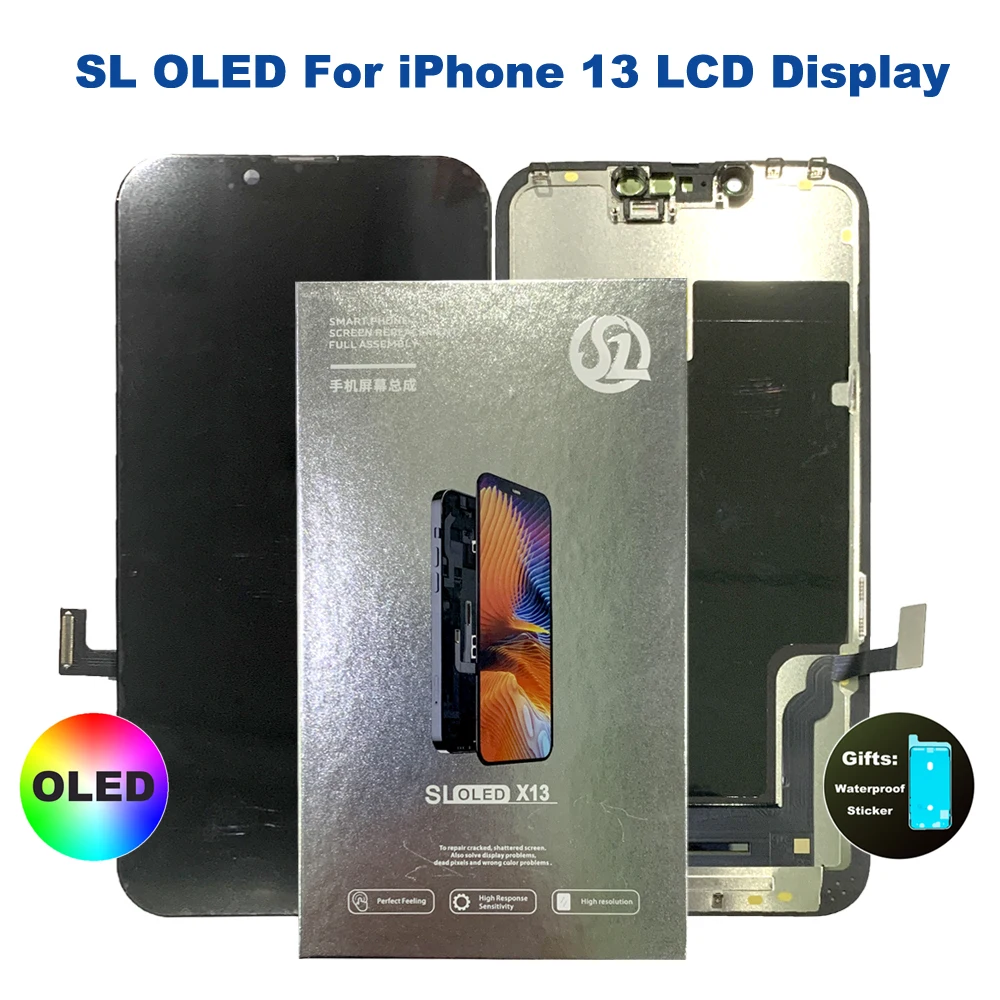 

SL OLED For iPhone 13 LCD With 3D Touch Screen Digitizer Assembly For iPhone 13 LCD Display Screen Replacement Parts 100% Tested